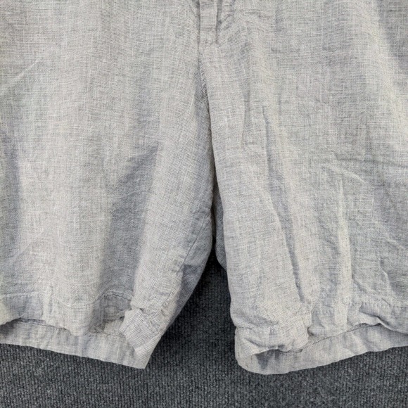Goodfellow & Co Mens Linden Shorts Gray Size 40 Linen Blend Slash Pockets - Picture 7 of 12